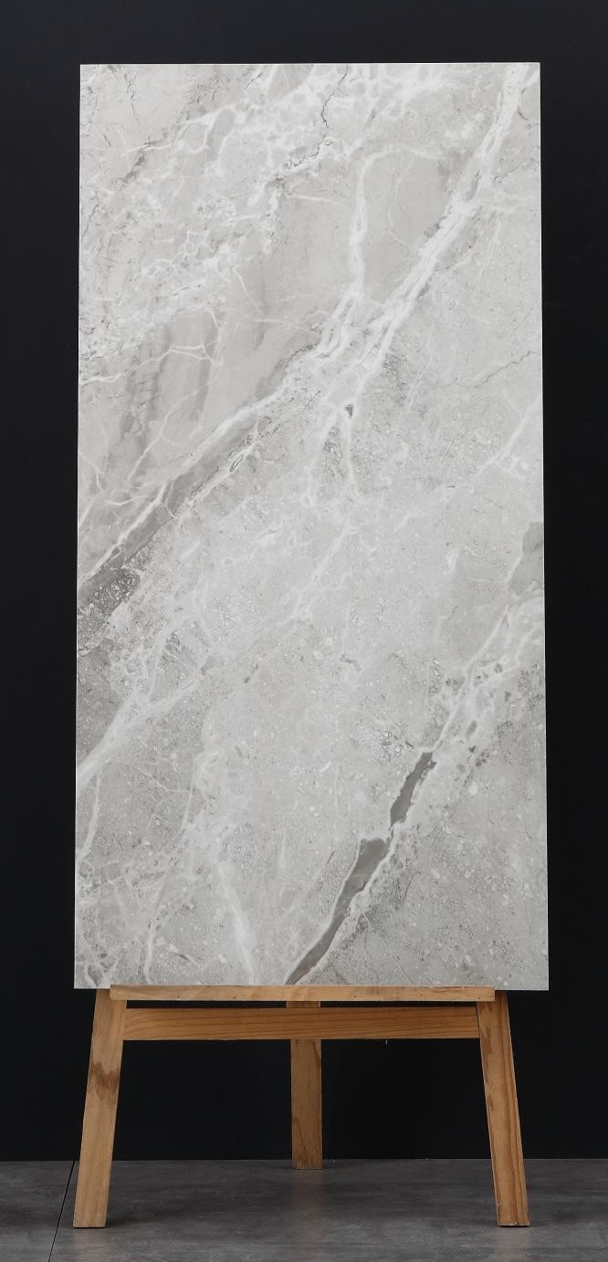 Carrelage en céramique de sembler de marbre de résistance à l'abrasion Braccia 600*1200 gris-foncé millimètre