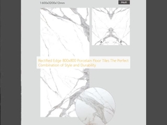 Les carreaux de sol en porcelaine à bord rectifié 800x800 La combinaison parfaite de style et de durabilité