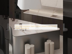 Type d'installation sol/mur : Carrelage aspect ciment porcelaine avec aspect marbre