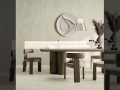 Carrelage de sol en céramique d'intérieur en porcelaine finition mate pour environnements intérieurs