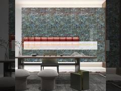 Plancher en porcelaine résistant aux glissades et aux rayures pour un intérieur sûr