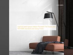 Panneaux de carrelage en porcelaine d'intérieur Sophisticated Spaces avec norme ISO13006 et finition brillante