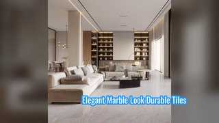 Carreaux de porcelaine durables d’aspect marbre pour les espaces modernes