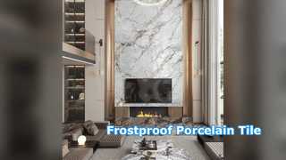 Carrelage en porcelaine moderne résistant au gel pour l'intérieur et l'extérieur