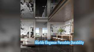 Carreau de porcelaine aspect marbre élégant et durable