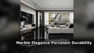 Carrelage aspect marbre : solution de revêtement de sol de cuisine élégante
