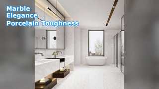 Carrelage aspect marbre pour cuisines et salles de bains