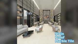 Carrelage aspect marbre : résistant aux taches et facile à nettoyer