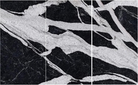 Tuile de dalle de marbre de couleur noire supérieure de Versace pour le pavage de mur de plancher d'intérieur