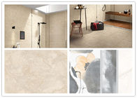 Basse absorption Rate Indoor Polished Porcelain Tile, carrelage beige de marbre de couleur