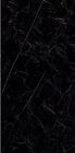 Tuiles 1600x3200x6mm de marbre noires brillantes splendides d'intérieur de mur de décoration
