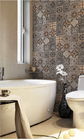 Modèle floral de construction carreau de céramique de salle de bains de 300 x de 300mm