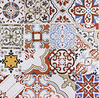 Carrelages de carreau de céramique de la décoration 600x600 de mur de couleur de mélange