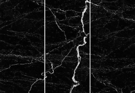 Ararat allumant la tuile noire de dalle de marbre de couleur pour l'éraflure de salle de bains résistante
