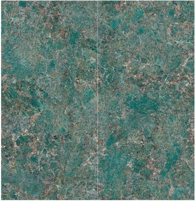 La dalle de marbre de couleur verte a poli l'épaisseur des carrelages de granit 6mm