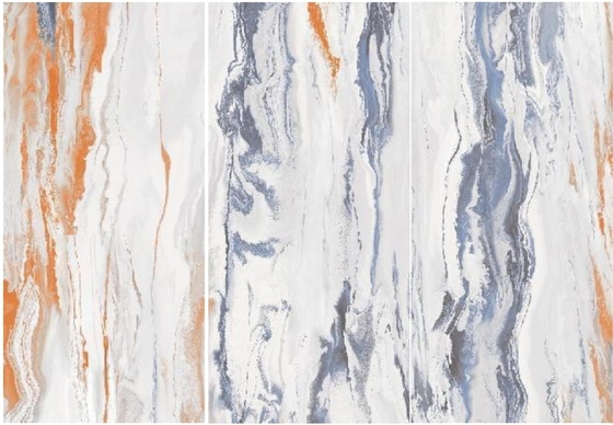Carrelages polis par dalle de marbre de granit Ambilight Grey Orange Colour blanc