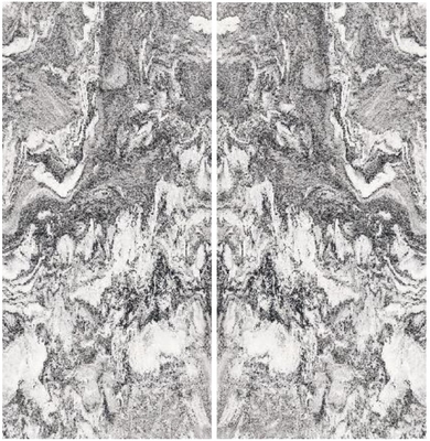 Produit chimique bleu de Grey White Colour Slab Tile de vagues résistant