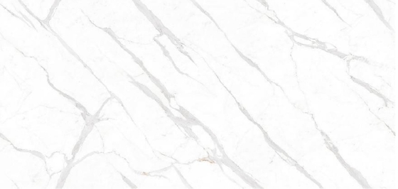 Tuile blanche de dalle de Calacatta de saint renouvelable pour le bureau Frost résistant