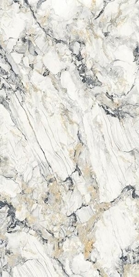 résistance à la compression de l'OCÉAN ARCTIQUE de dalle de porcelaine de marbre d'or blanc de 6mm