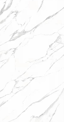 Résistant à l'acide de marbre blanc élégant de pierre de neige de tuile de dalle de porcelaine résistant à l'acide