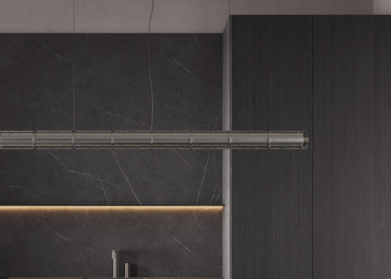 Carreaux de porcelaine gris poli pour espaces de vie avec une résistance supérieure aux taches