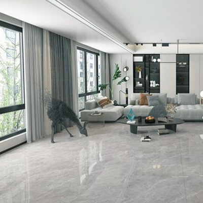 Les carreaux de porcelaine gris à quatre motifs <0,5% d'absorption d'eau pour des espaces intérieurs élégants