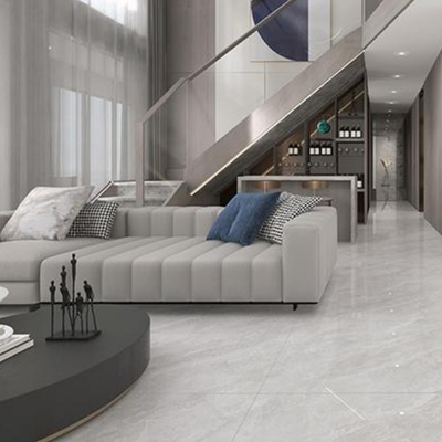 Panneaux de carreaux gris en porcelaine résistant aux taches Facilité d'entretien 750*1500mm
