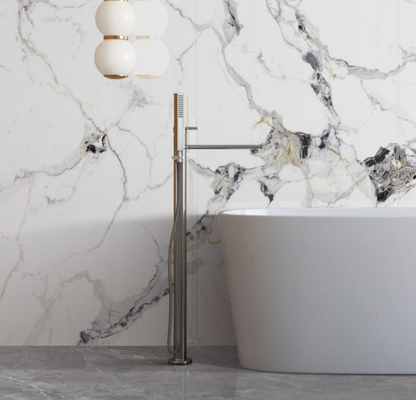 Résistance aux taches Carreaux de porcelaine d'intérieur gris avec finition matte