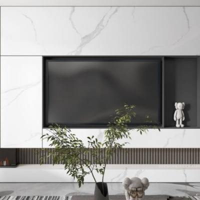 3 modèles de carreaux de porcelaine 9 mm poli pour le sol de la maison commerciale