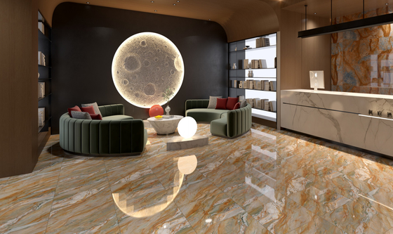 600*600 mm de carreaux en porcelaine intérieure d'épaisseur de 12 mm et absorption d'eau de 0,5%