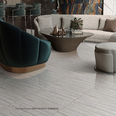 0.5 % Absorption de l'eau Carreaux de porcelaine intérieurs à 4 motifs et matériau de porcelaine