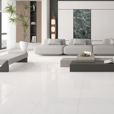 Absorption de l'eau 0,5% Carreaux de porcelaine intérieurs 600*1200 mm Facilité d'entretien et haute durabilité