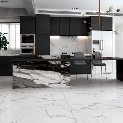 Résistance aux taches Oui Panneaux de carrelage en porcelaine d'intérieur gris pour des solutions de revêtement de sol élégantes et durables