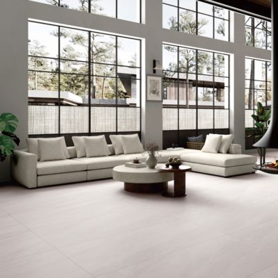 Revêtement de sol intérieur en porcelaine à haute résistance chimique pour des arrangements L/C flexibles