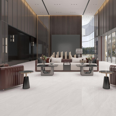 Métode d'installation de mortier ou d'adhésif mince Marbre apparence Carreaux de sol en céramique Style rectangulaire Offrant une finition élégante et une surface robuste