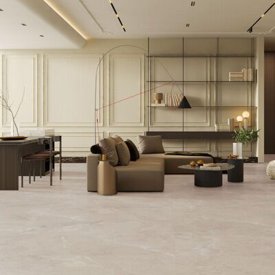 Marble Look Porcelain Tile with Less Than 0.1% Absorption Rate High Scratch Resistance and 8 Random Patterns