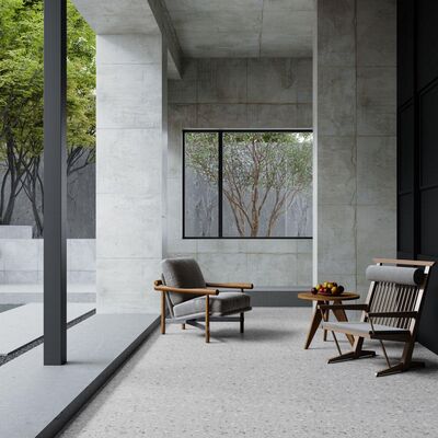 Carreaux de porcelaine de surface polie Texte lisse offrant une résistance exceptionnelle et une finition lisse pour les applications de revêtement de sol