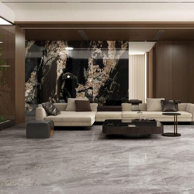 Durability Resistant To Scratches And Stains Marble Look Ceramic Floor Tile Ideal For Commercial And Residential Spaces With Elegant Finish