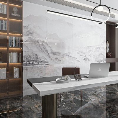 Random Patterns Marble Look Porcelain Tile Offering Moderate To High Slipresistance Ideal for Interior and Exterior Surfaces