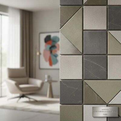 Modern Contemporary Ceramic Tile Thickness 9 Mm Designed to Enhance Interior Ambiance with Durable and Stylish Finishes