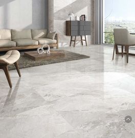 Regard en pierre Matt Finish Light Grey Color de marbre de tuile de porcelaine de taille de la salle de bains 24x48 de Breccia