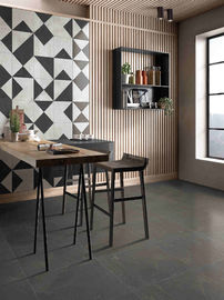 Résistance moderne de marbre profonde noire d'usage de la tuile 600X600 millimètre de porcelaine