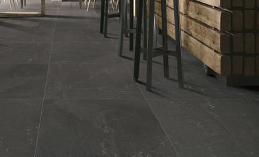 Surface en pierre brûlante moderne de carrelage de porcelaine de construction intérieure