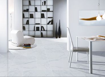 Tuile vitrée de porcelaine de grand format, carrelages en céramique d'effet de marbre