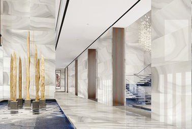 la porcelaine cire à parquet de maison de couleur de beige d'agate de taille de 600x1200cm couvre de tuiles l'épaisseur de 12mm
