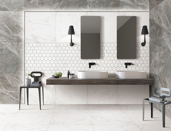 Épaisseur extérieure douce et lumineuse de tuile moderne de porcelaine de salle de bains de 10mm