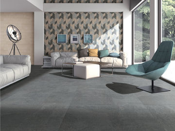 couleur noire de matériau de construction de tuile de 600x600 Matt Finish Cement Look Porcelain
