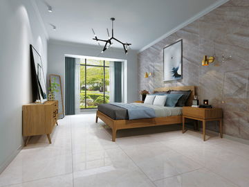 Carrelage moderne à la maison de Grey Color Polished Porcelain Ceramic de lumière de tuile de porcelaine de salon de 750 x de 1500mm