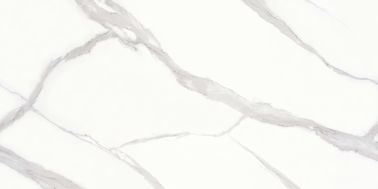 Tuile de marbre vitrée de regard/carrelage de marbre blanc Porcelanato poli