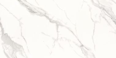 Tuile blanche superbe de mur de lobby d'hôtel de grande taille, carrelage vitré poli de matériau de construction